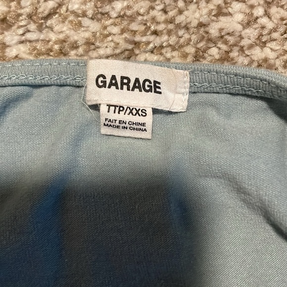 Garage Backless Top | Blue/Grey Colour - Picture 5 of 7